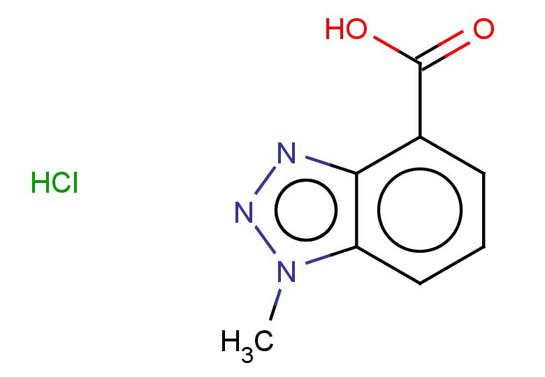 1-methyl-1H-1,2,3-benzotriazole-4-carboxylic acid hydrochloride