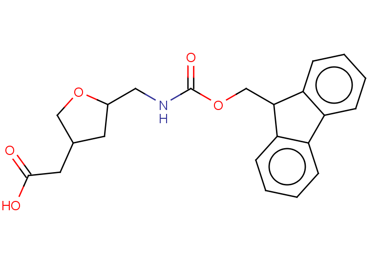 2-{5-[({[(9H-fluoren-9-yl)methoxy]carbonyl}amino)methyl]oxolan-3-yl}acetic acid, Mixture of diastereomers