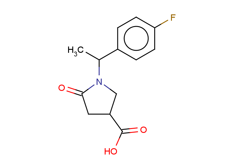 1-[1-(4-fluorophenyl)ethyl]-5-oxopyrrolidine-3-carboxylic acid