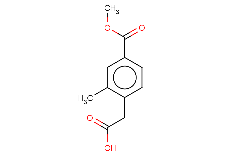 2-[4-(methoxycarbonyl)-2-methylphenyl]acetic acid