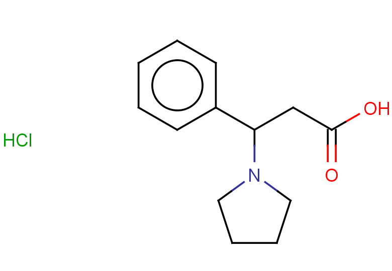 3-phenyl-3-(pyrrolidin-1-yl)propanoic acid hydrochloride