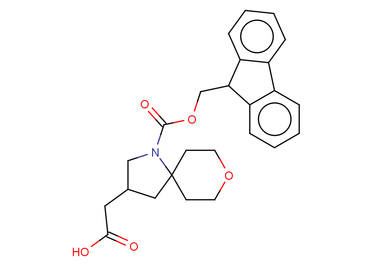 2-(1-{[(9H-fluoren-9-yl)methoxy]carbonyl}-8-oxa-1-azaspiro[4.5]decan-3-yl)acetic acid