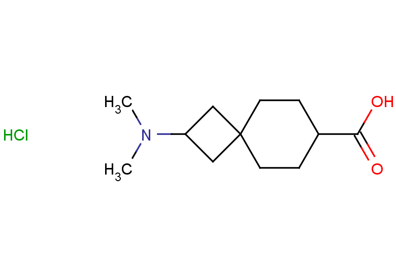 2-(dimethylamino)spiro[3.5]nonane-7-carboxylic acid hydrochloride