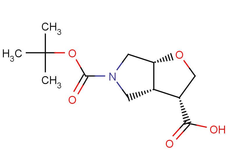 rac-(3R,3aR,6aR)-5-[(tert-butoxy)carbonyl]-hexahydro-2H-furo[2,3-c]pyrrole-3-carboxylic acid