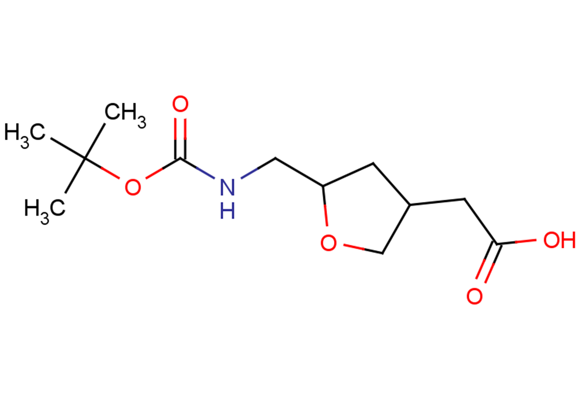 2-[5-({[(tert-butoxy)carbonyl]amino}methyl)oxolan-3-yl]acetic acid