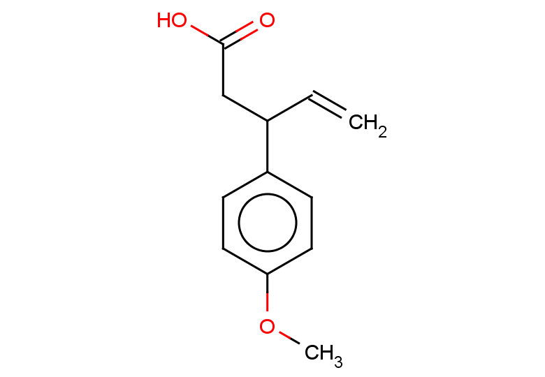 3-(4-methoxyphenyl)pent-4-enoic acid