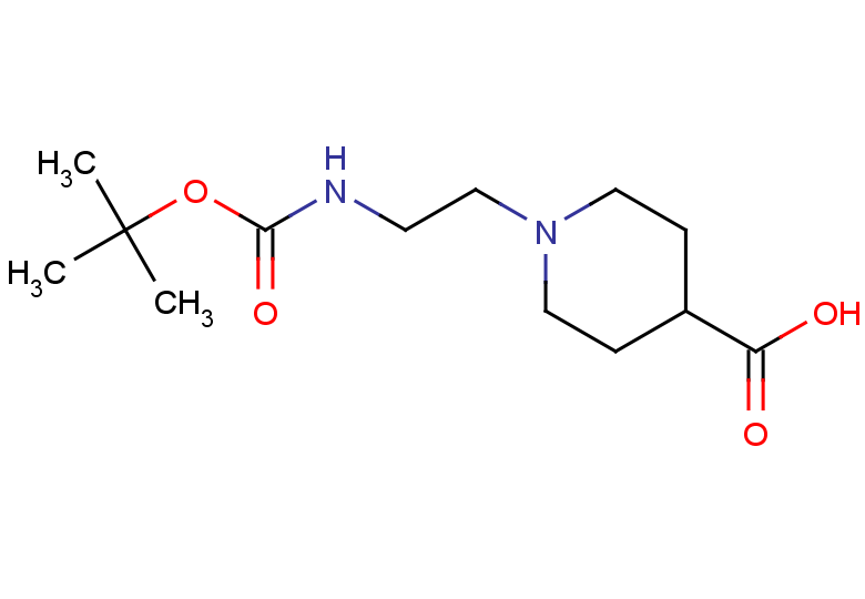 1-(2-{[(tert-butoxy)carbonyl]amino}ethyl)piperidine-4-carboxylic acid