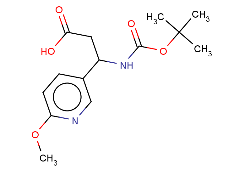 3-{[(tert-butoxy)carbonyl]amino}-3-(6-methoxypyridin-3-yl)propanoic acid