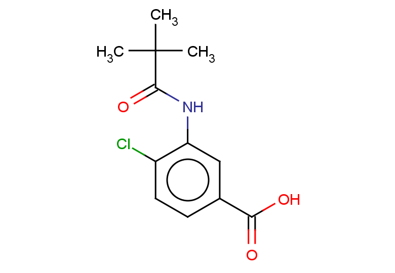 4-chloro-3-(2,2-dimethylpropanamido)benzoic acid