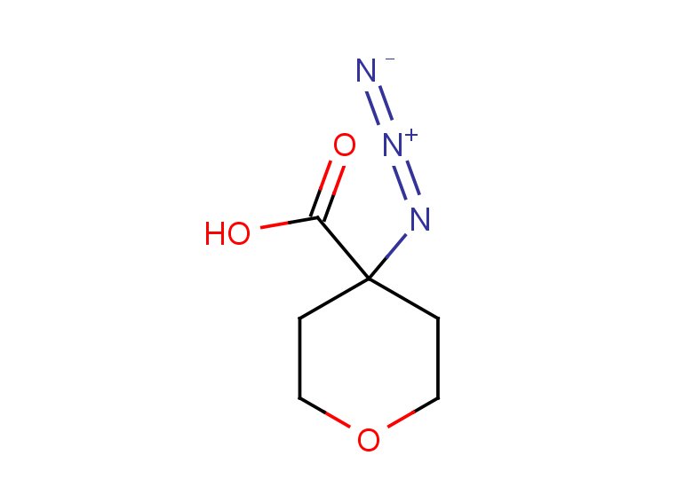 4-azidooxane-4-carboxylic acid