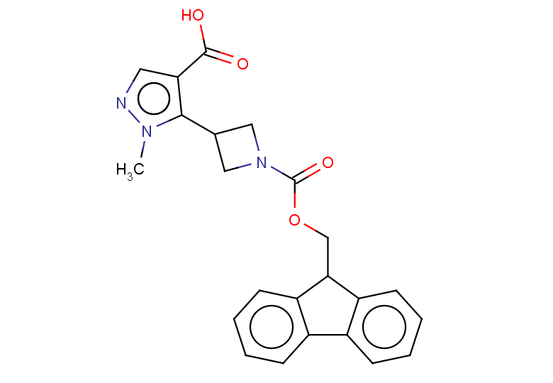 5-(1-{[(9H-fluoren-9-yl)methoxy]carbonyl}azetidin-3-yl)-1-methyl-1H-pyrazole-4-carboxylic acid
