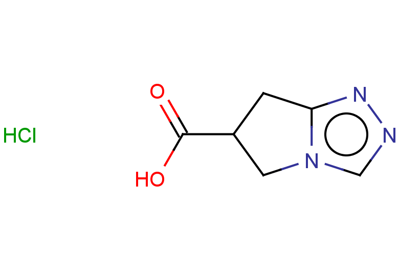 5H,6H,7H-pyrrolo[2,1-c][1,2,4]triazole-6-carboxylic acid hydrochloride