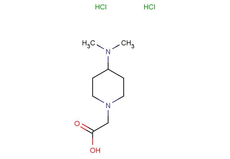 2-[4-(dimethylamino)piperidin-1-yl]acetic acid dihydrochloride