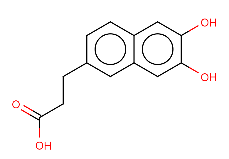 3-(6,7-dihydroxynaphthalen-2-yl)propanoic acid