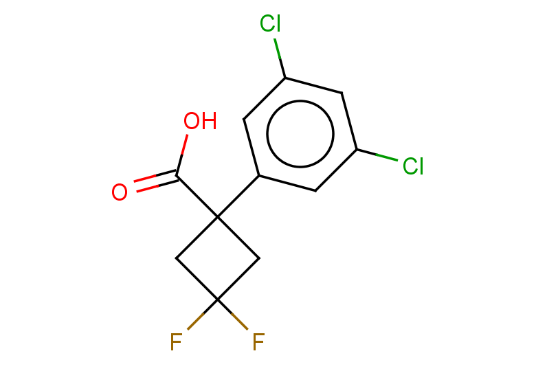 1-(3,5-dichlorophenyl)-3,3-difluorocyclobutane-1-carboxylic acid