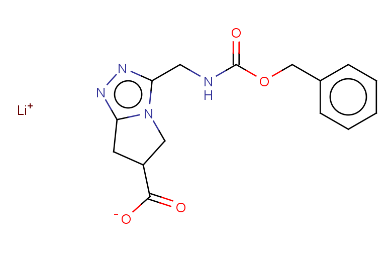 lithium(1+) ion 3-({[(benzyloxy)carbonyl]amino}methyl)-5H,6H,7H-pyrrolo[2,1-c][1,2,4]triazole-6-carboxylate