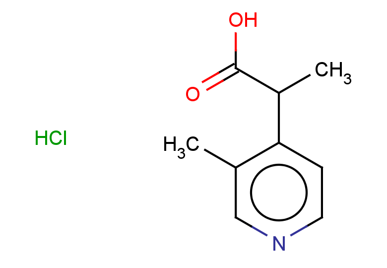2-(3-methylpyridin-4-yl)propanoic acid hydrochloride