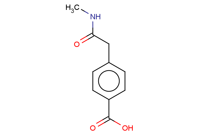 4-[(methylcarbamoyl)methyl]benzoic acid