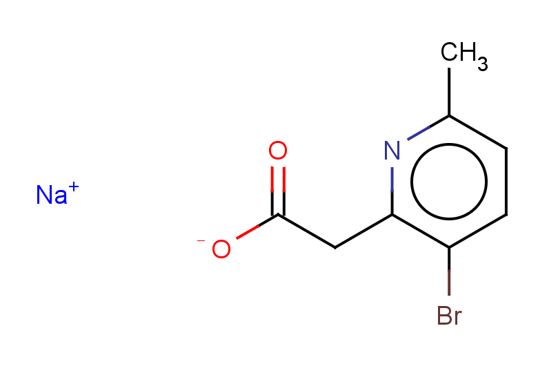 sodium 2-(3-bromo-6-methylpyridin-2-yl)acetate