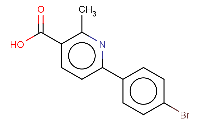 6-(4-bromophenyl)-2-methylpyridine-3-carboxylic acid