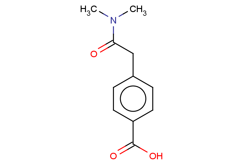 4-[(dimethylcarbamoyl)methyl]benzoic acid