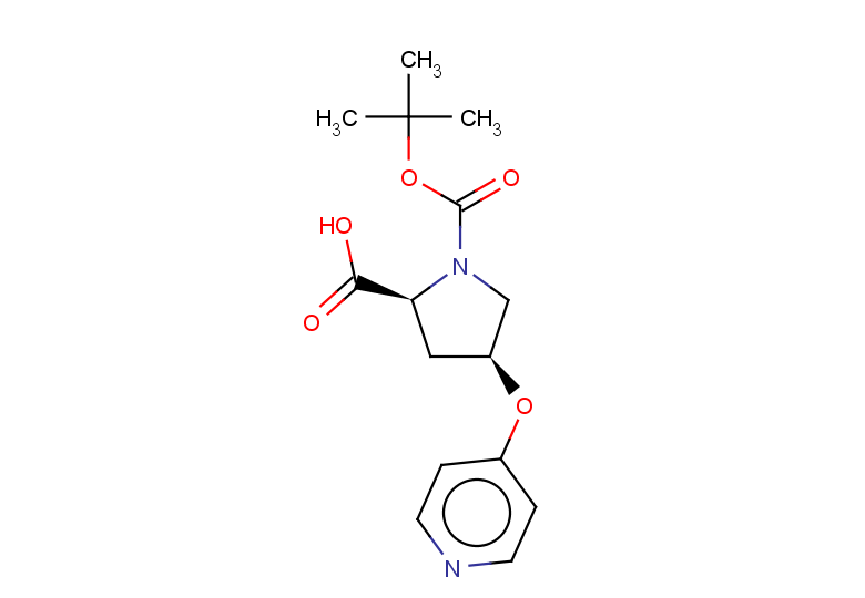 (2S,4S)-1-[(tert-butoxy)carbonyl]-4-(pyridin-4-yloxy)pyrrolidine-2-carboxylic acid