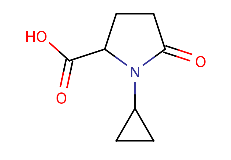 1-cyclopropyl-5-oxopyrrolidine-2-carboxylic acid