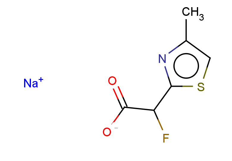 sodium 2-fluoro-2-(4-methyl-1,3-thiazol-2-yl)acetate