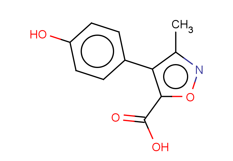 4-(4-hydroxyphenyl)-3-methyl-1,2-oxazole-5-carboxylic acid