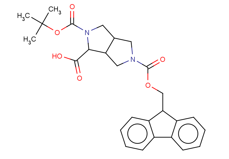 2-[(tert-butoxy)carbonyl]-5-{[(9H-fluoren-9-yl)methoxy]carbonyl}-octahydropyrrolo[3,4-c]pyrrole-1-carboxylic acid