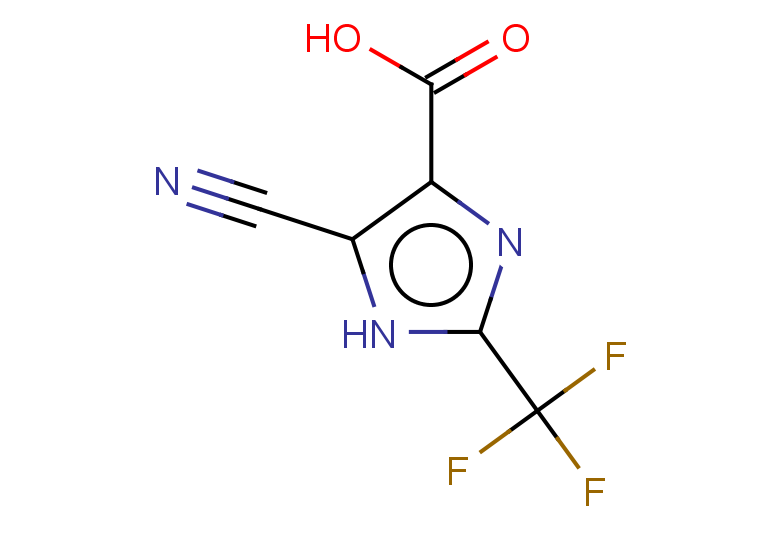 5-cyano-2-(trifluoromethyl)-1H-imidazole-4-carboxylic acid