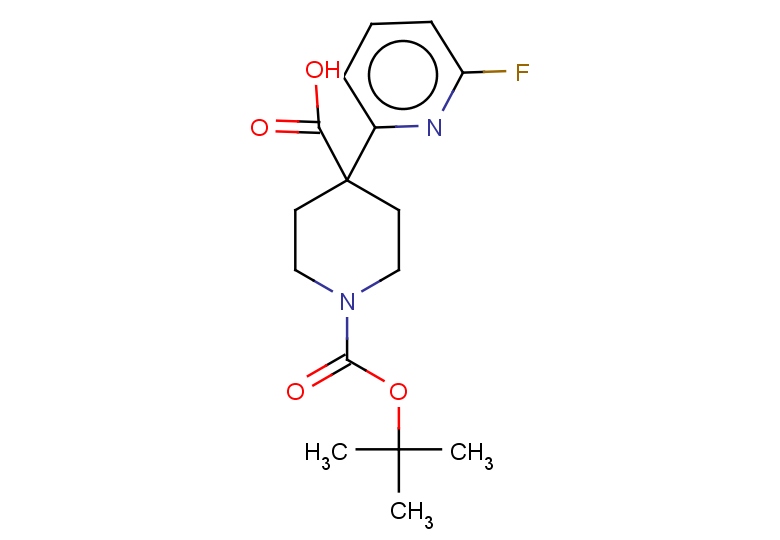 1-[(tert-butoxy)carbonyl]-4-(6-fluoropyridin-2-yl)piperidine-4-carboxylic acid