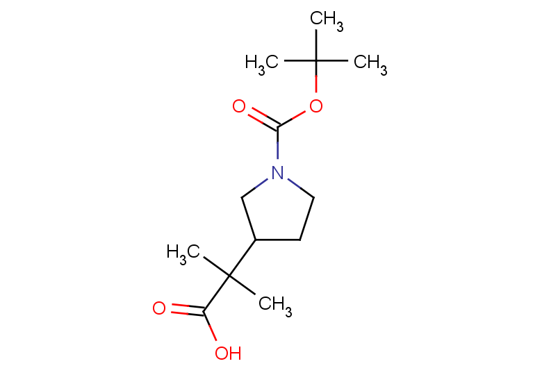 2-{1-[(tert-butoxy)carbonyl]pyrrolidin-3-yl}-2-methylpropanoic acid