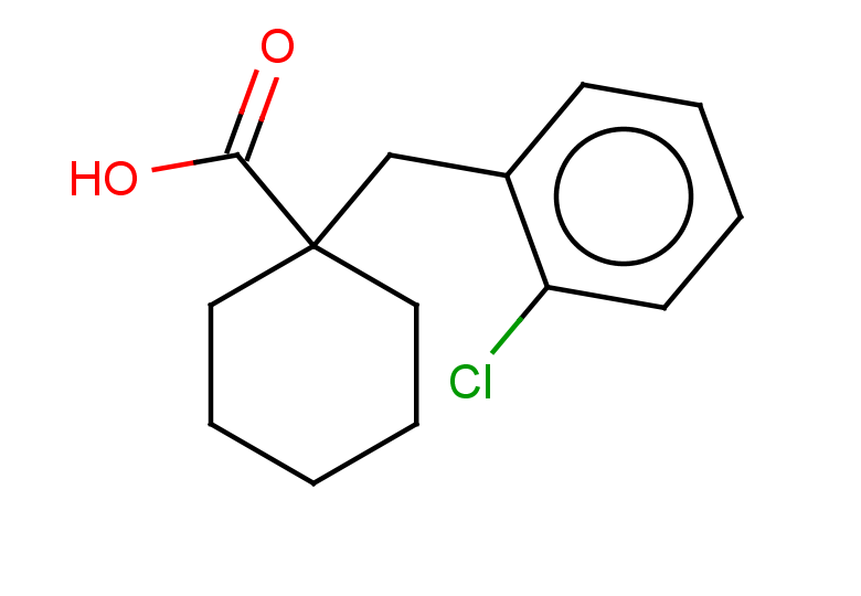 1-[(2-chlorophenyl)methyl]cyclohexane-1-carboxylic acid