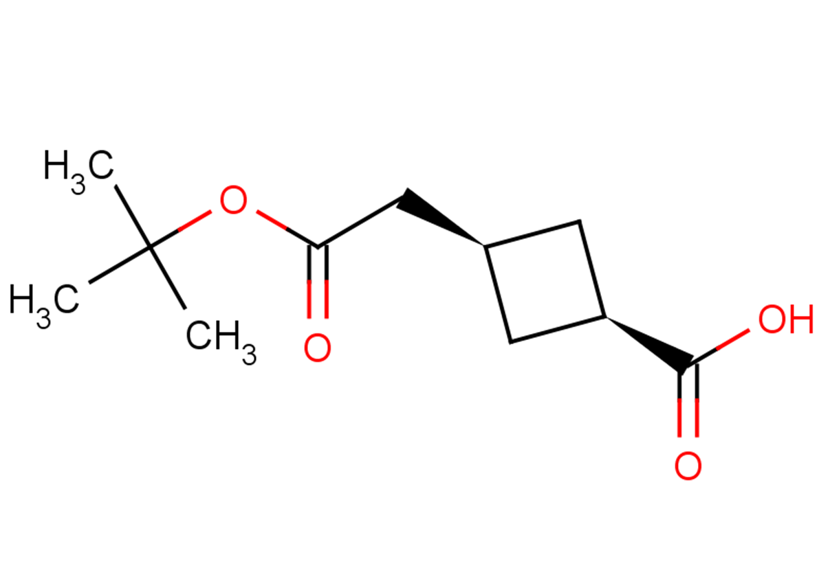 (1s,3s)-3-[2-(tert-butoxy)-2-oxoethyl]cyclobutane-1-carboxylic acid, cis