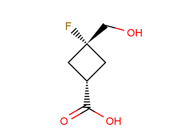 (1s,3s)-3-fluoro-3-(hydroxymethyl)cyclobutane-1-carboxylic acid