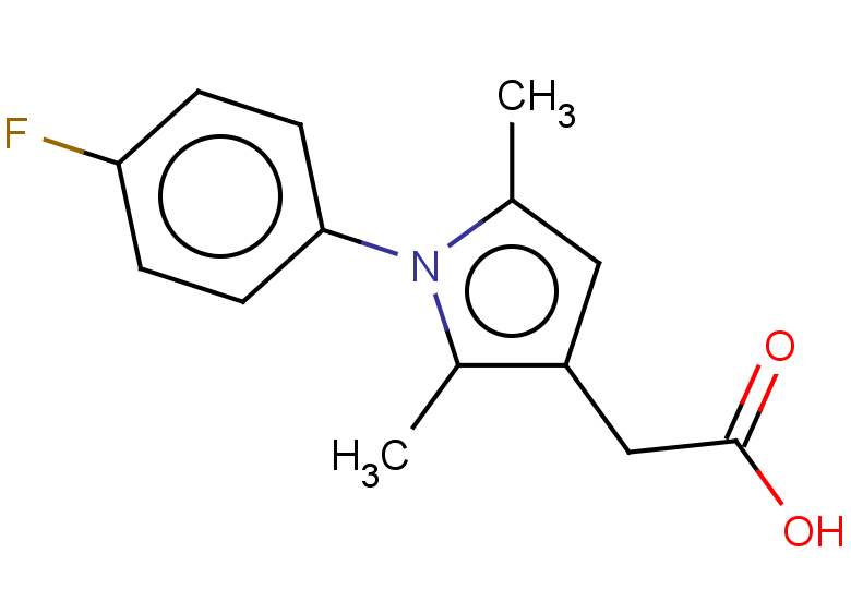 2-[1-(4-fluorophenyl)-2,5-dimethyl-1H-pyrrol-3-yl]acetic acid