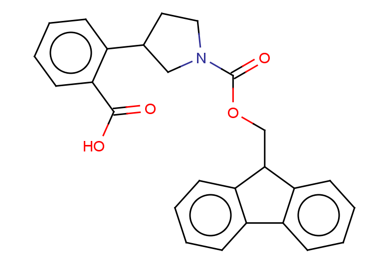 2-(1-{[(9H-fluoren-9-yl)methoxy]carbonyl}pyrrolidin-3-yl)benzoic acid