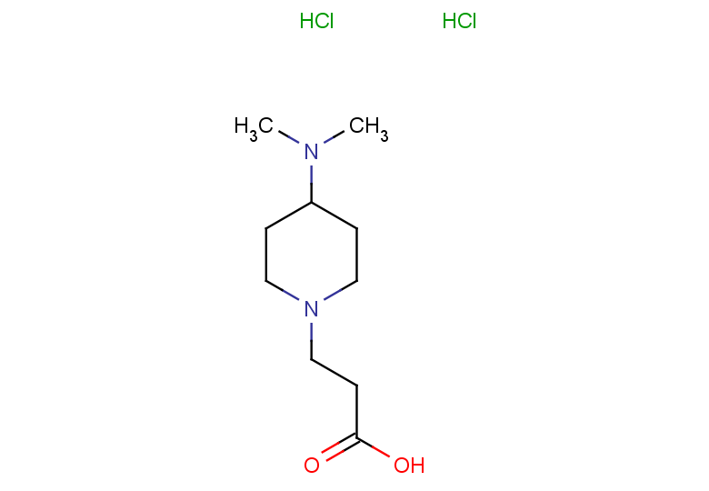 3-[4-(dimethylamino)piperidin-1-yl]propanoic acid dihydrochloride