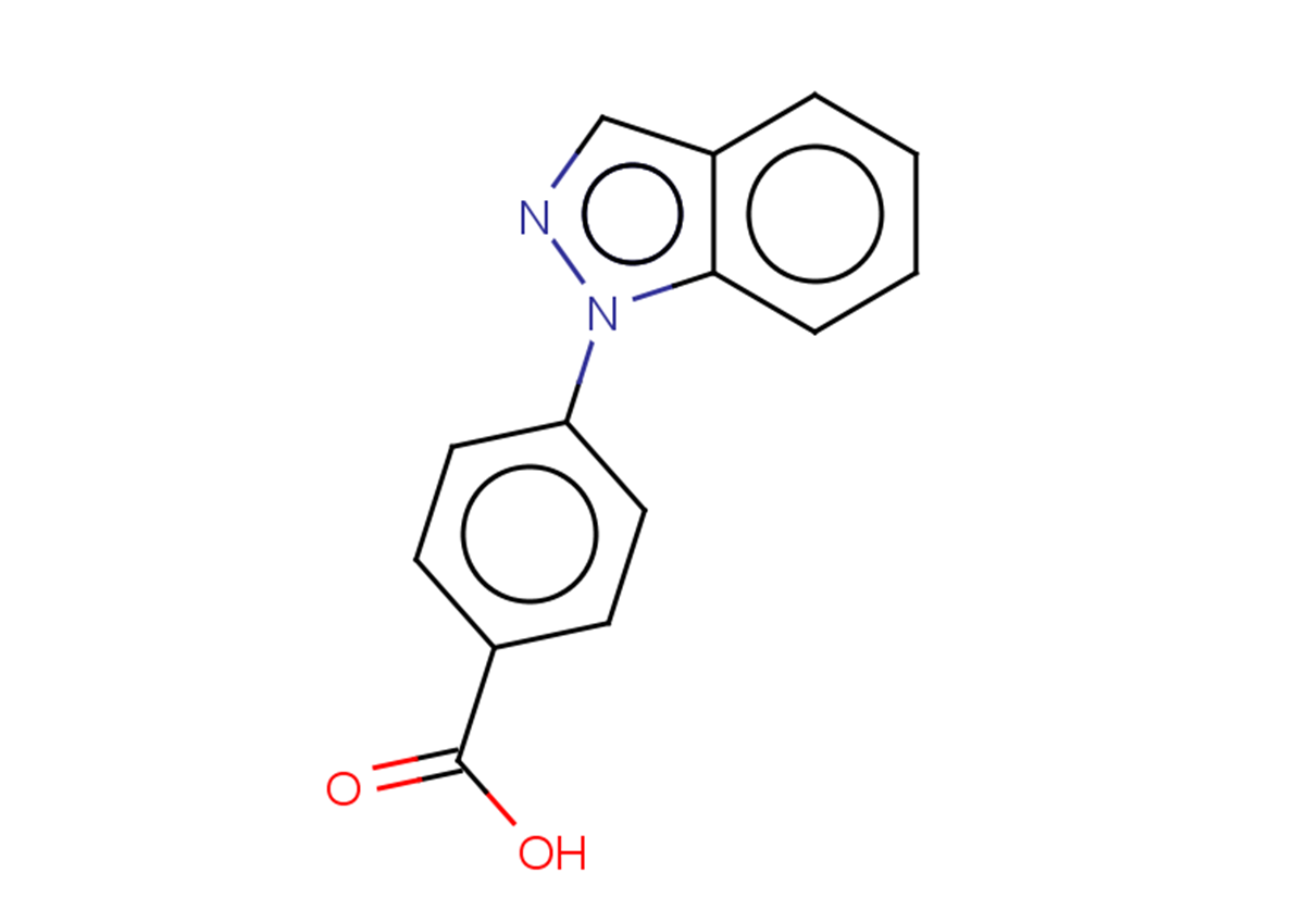 4-(1H-indazol-1-yl)benzoic acid
