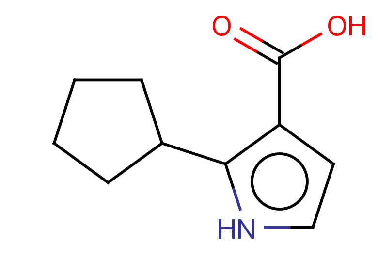 2-cyclopentyl-1H-pyrrole-3-carboxylic acid