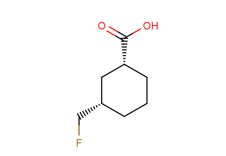 rac-(1R,3S)-3-(fluoromethyl)cyclohexane-1-carboxylic acid, cis