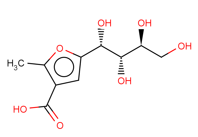 2-methyl-5-[(1R,2S,3S)-1,2,3,4-tetrahydroxybutyl]furan-3-carboxylic acid