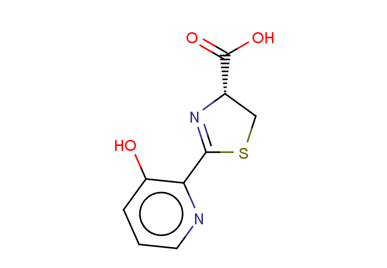 (4R)-2-(3-hydroxypyridin-2-yl)-4,5-dihydro-1,3-thiazole-4-carboxylic acid