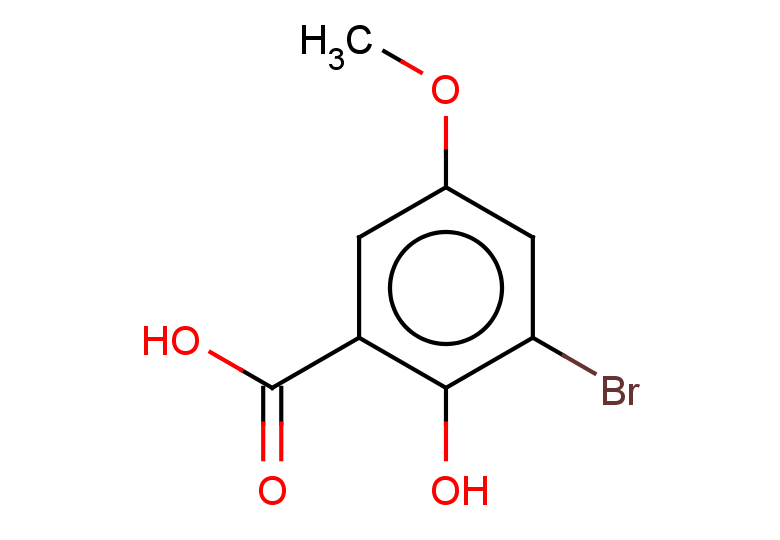3-bromo-2-hydroxy-5-methoxybenzoic acid