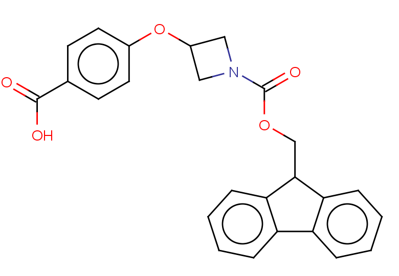 4-[(1-{[(9H-fluoren-9-yl)methoxy]carbonyl}azetidin-3-yl)oxy]benzoic acid