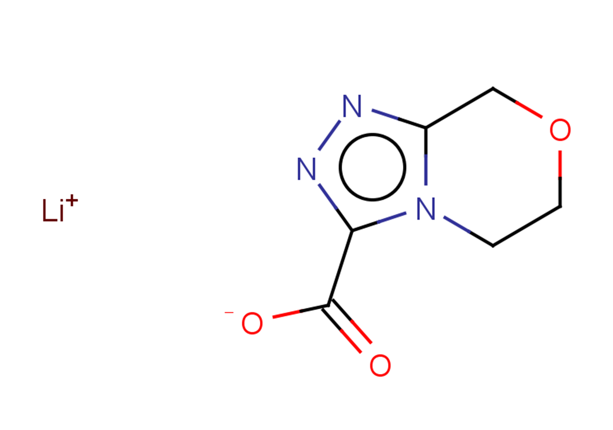 lithium(1+) ion 5H,6H,8H-[1,2,4]triazolo[3,4-c][1,4]oxazine-3-carboxylate