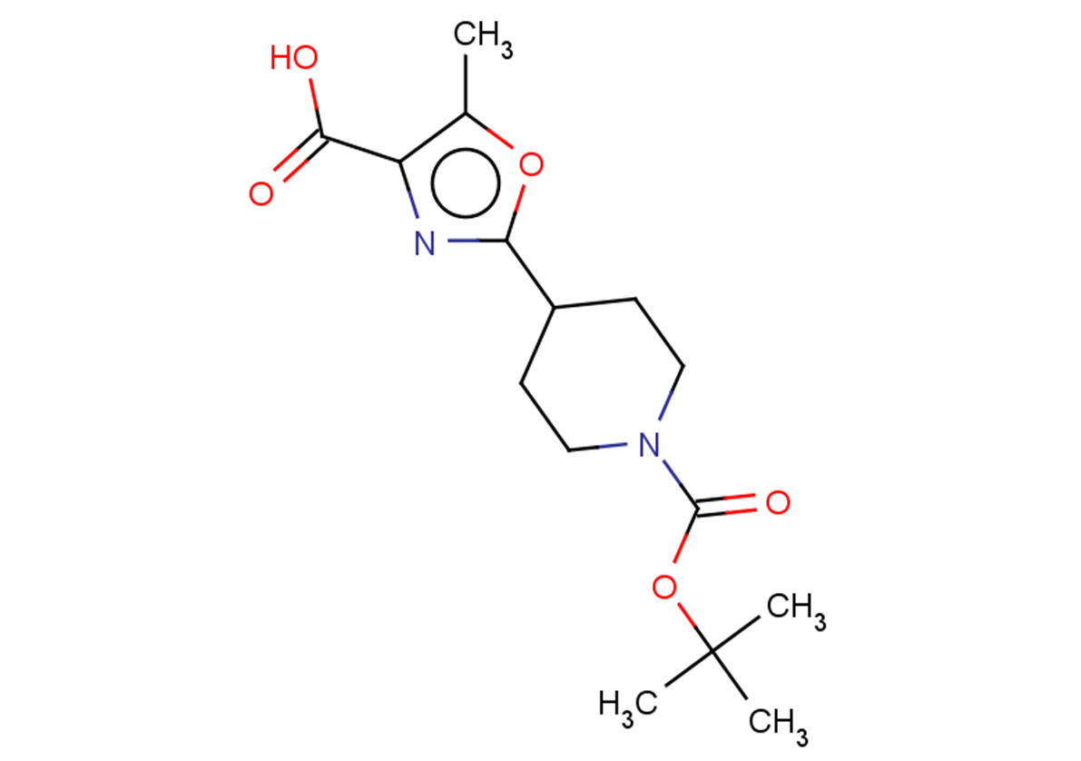 2-{1-[(tert-butoxy)carbonyl]piperidin-4-yl}-5-methyl-1,3-oxazole-4-carboxylic acid