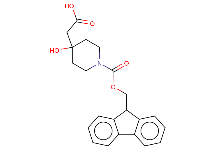 2-(1-{[(9H-fluoren-9-yl)methoxy]carbonyl}-4-hydroxypiperidin-4-yl)acetic acid