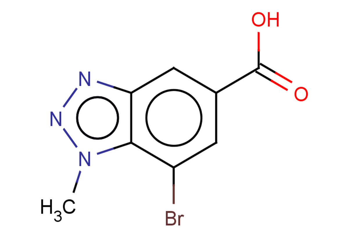 7-bromo-1-methyl-1H-1,2,3-benzotriazole-5-carboxylic acid